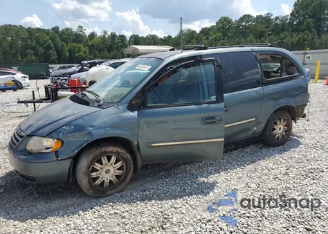 2006 Chrysler Town & Country Touring из США, поврежденный, VIN 2A4GP54L56R796300